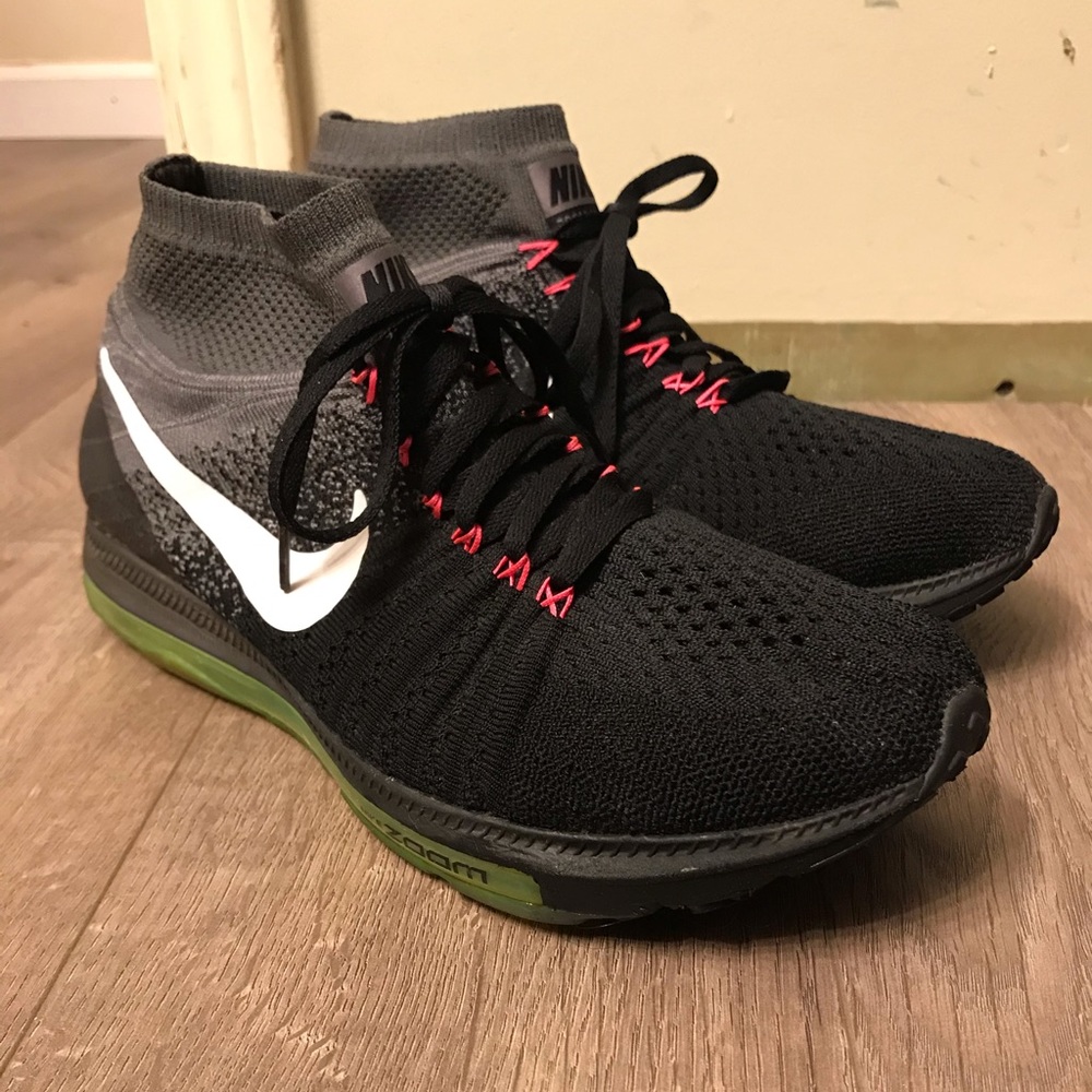 Nike Zoom All Out Flyknit Shoes 844134-002 US 8.5